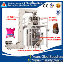 Multi head weighing 99% accuracy vertical 1kg rice packing machine with 10 heads weighing wrapping machines